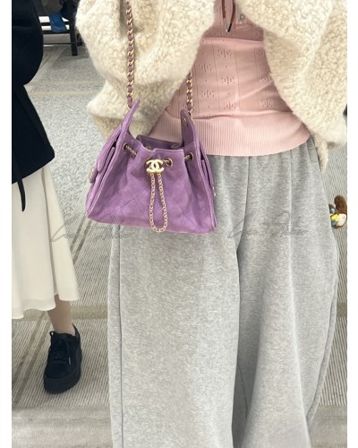 CHANEL 샤넬 25백 스웨이드 미니