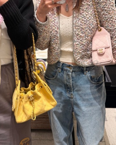 CHANEL 샤넬 25백 스웨이드 미니