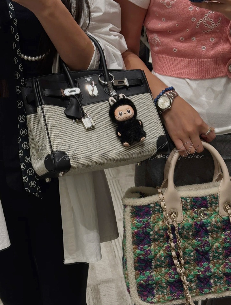 CHANEL 샤넬 트위드 쇼퍼백