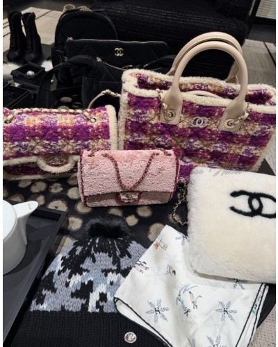 CHANEL 샤넬 트위드 쇼퍼백