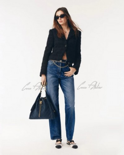 CHANEL 샤넬 리본 체인 벨트