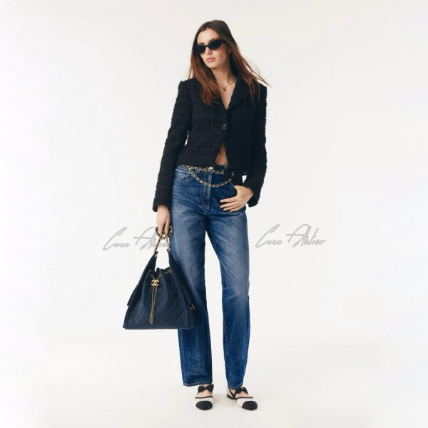 CHANEL 샤넬 리본 체인 벨트