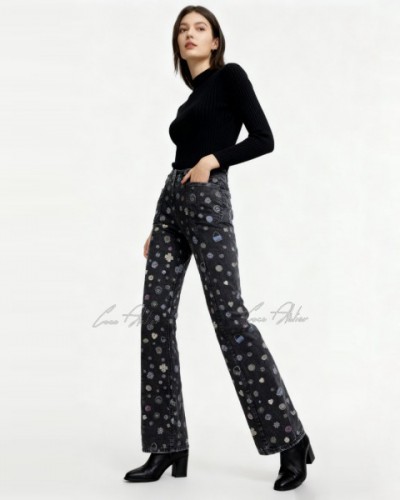 CHANEL 샤넬 cc 포켓 데님