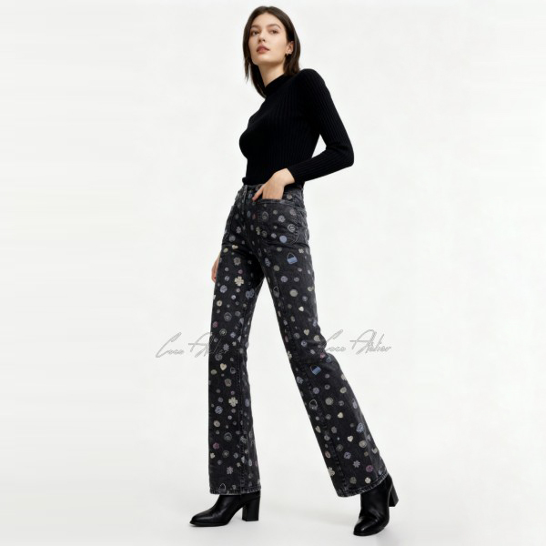 CHANEL 샤넬 cc 포켓 데님