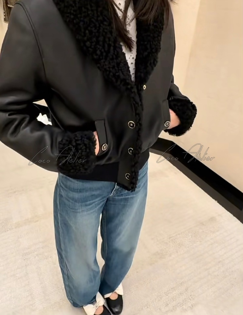 CHANEL 샤넬 무스탕 자켓