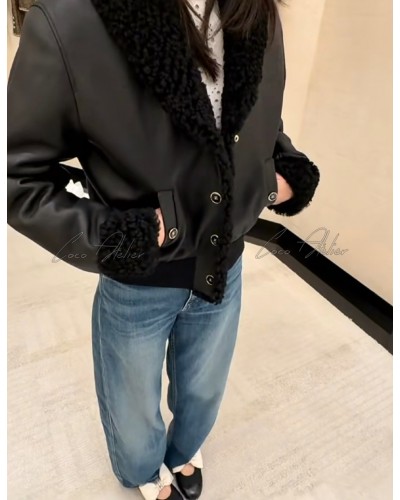 CHANEL 샤넬 무스탕 자켓