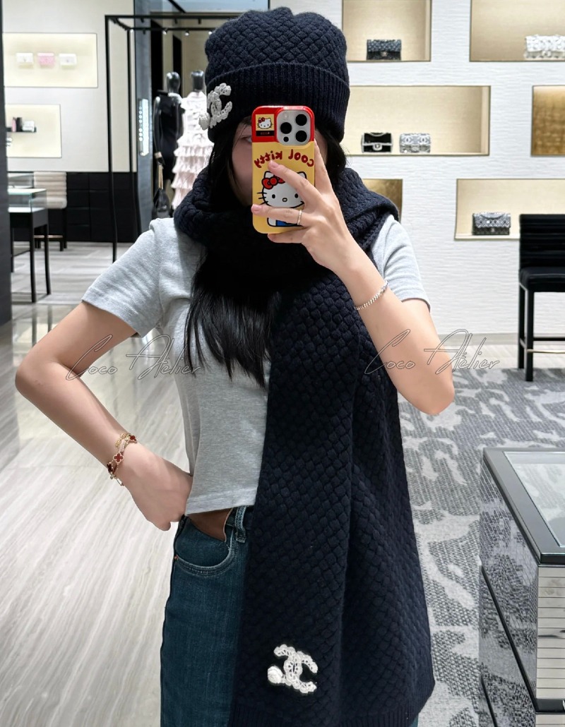 CHANEL 샤넬 비니&머플러