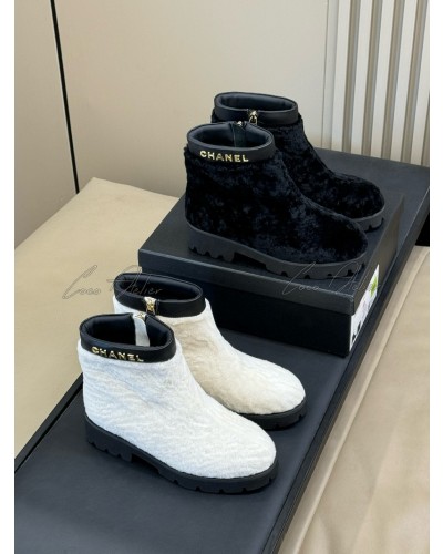CHANEL 샤넬 앵클 부츠