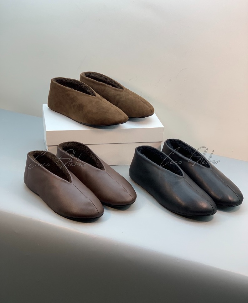 THE ROW 더로우 퍼 플랫 (+3color)