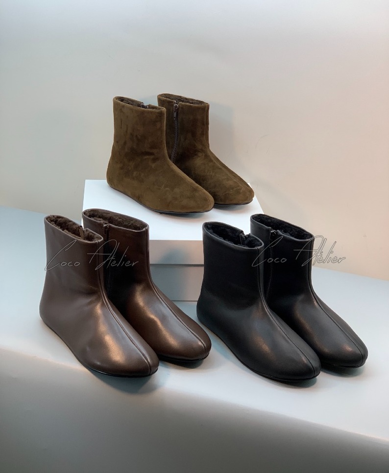 THE ROW 더로우 시어링 앵클부츠 (+3color)