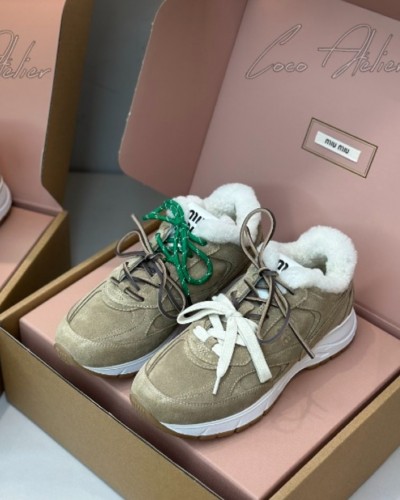 Miumiu 미우미우 시어링 스니커즈