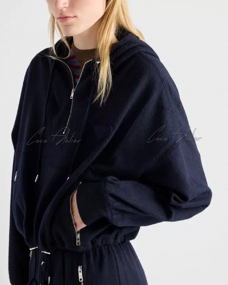 PRADA 프라다 캐시미어 후드