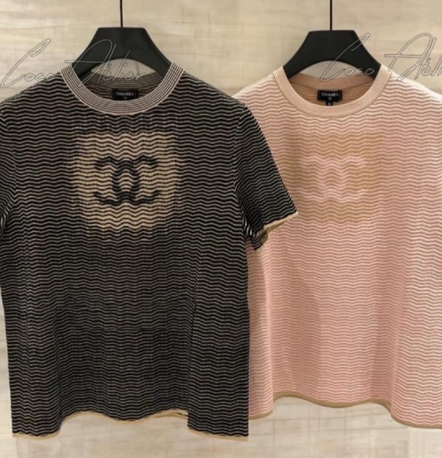 CHANEL 샤넬 cc 티셔츠