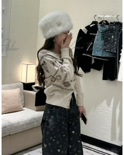 CHANEL 샤넬 시어링 모자