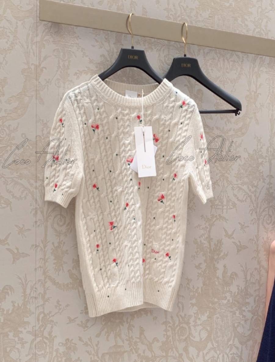Dior 디올 플라워 니트