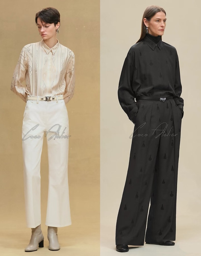 embroidered blouse & pants