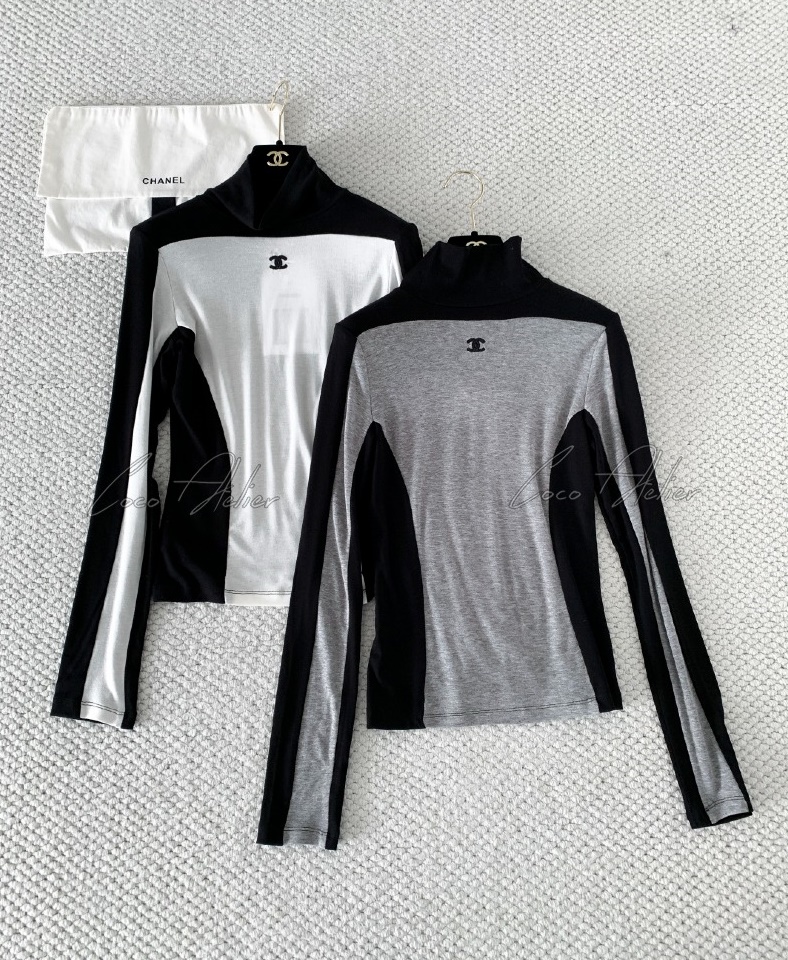 cc turtleneck straight t-shirt
