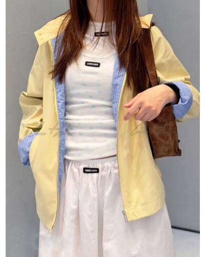 Yellow Cotton Jacket