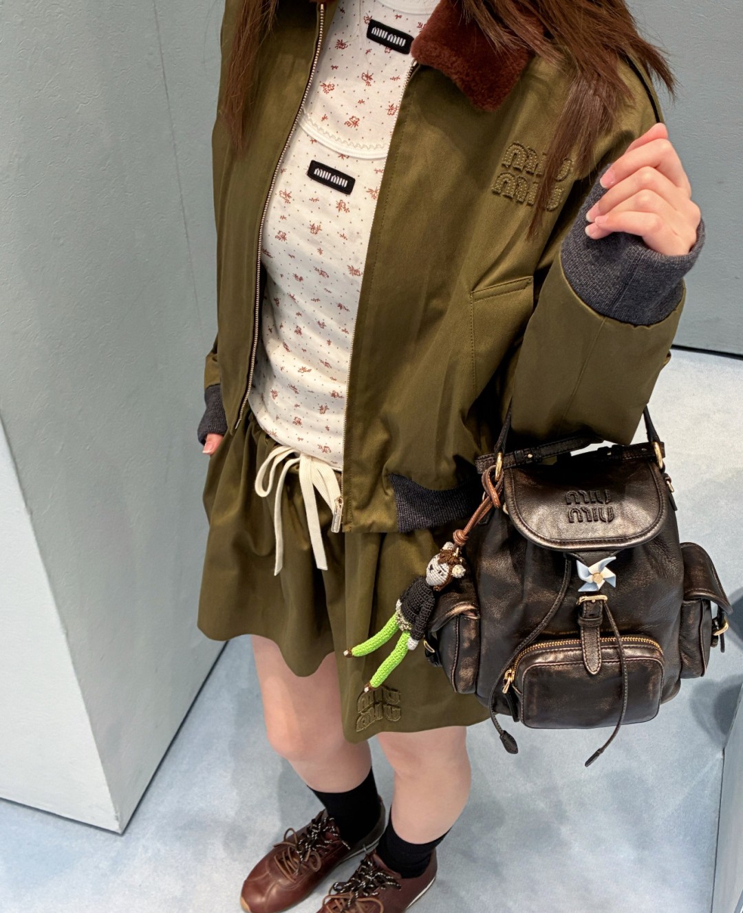 MM Khaki Cropped Jacket