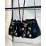 leather chain bucket bag