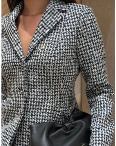 hound checkered Jacket