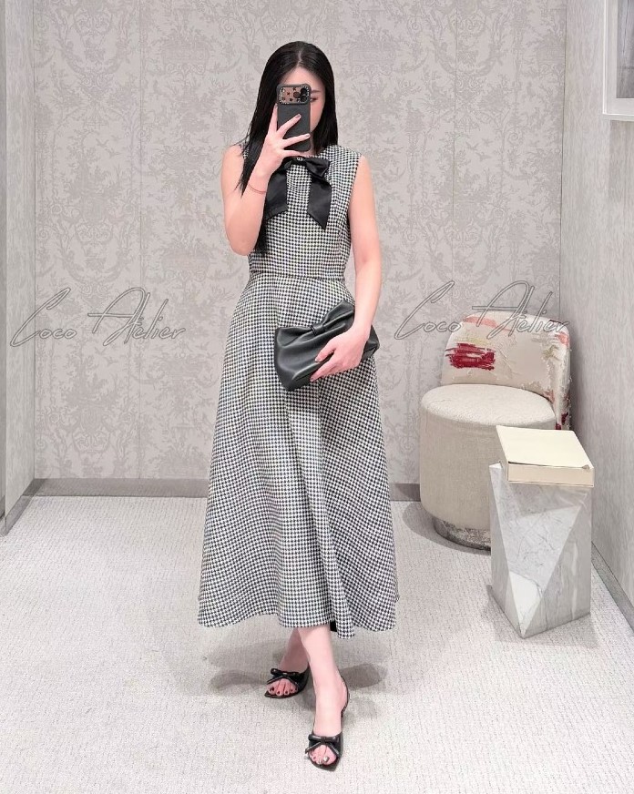 hound checkered dress