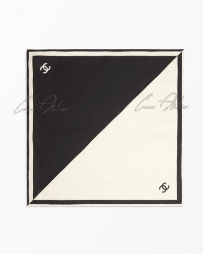 Half and half Silk Scarf