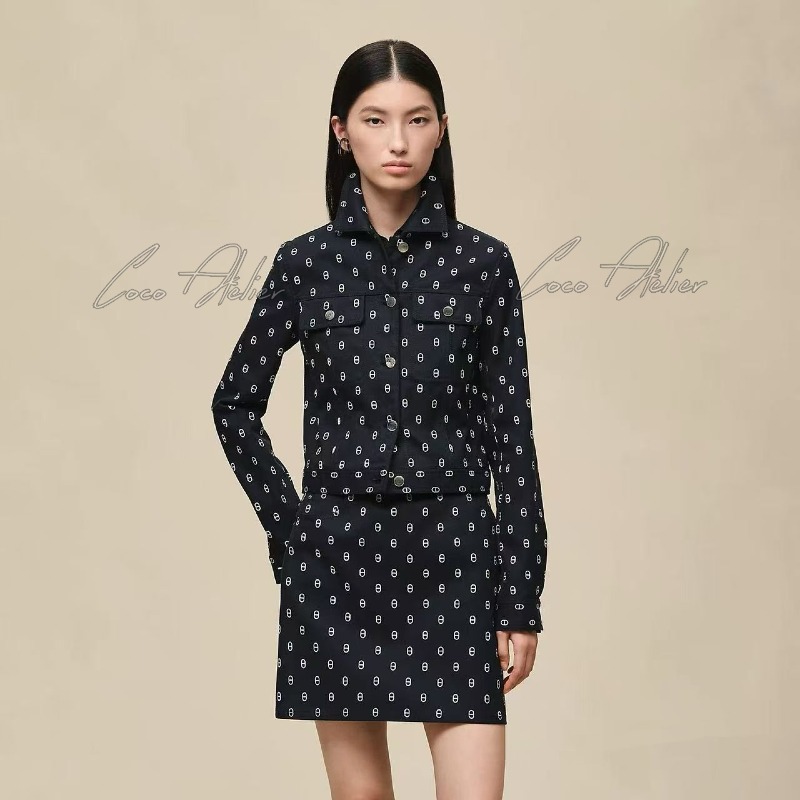 cotton logo skirt(+2color)