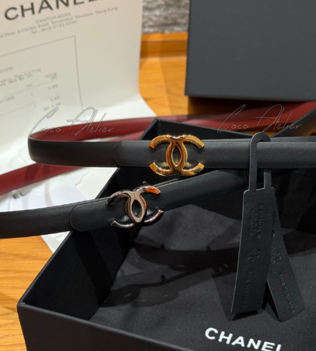 reversible leather belt