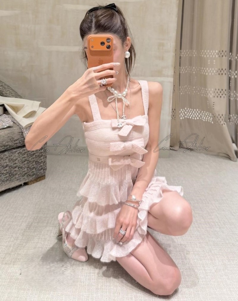 ribbon dress