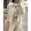 beige Roll-up Jacket
