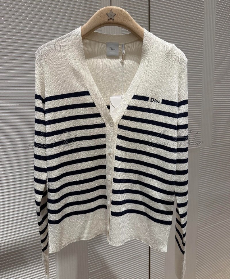 CD striped Cardigan