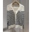 CD striped Cardigan