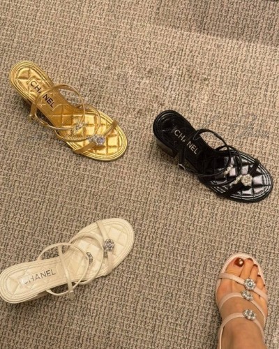 Strap sandal heels