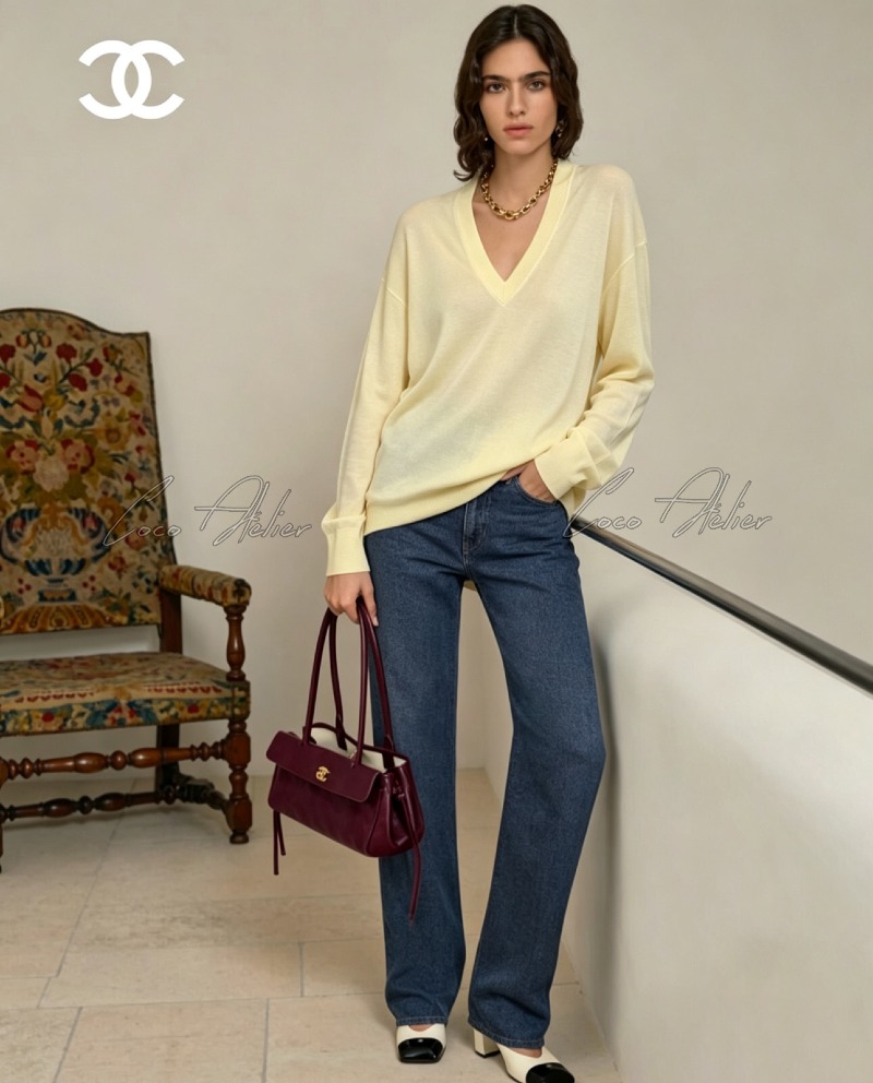 back point knitwear