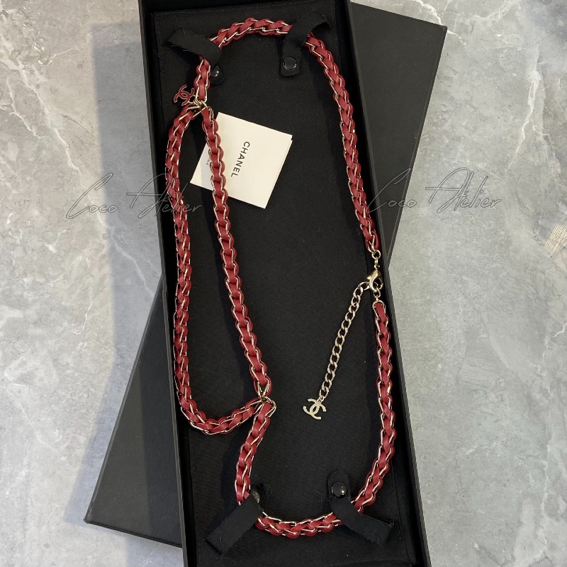 cc red chain belt