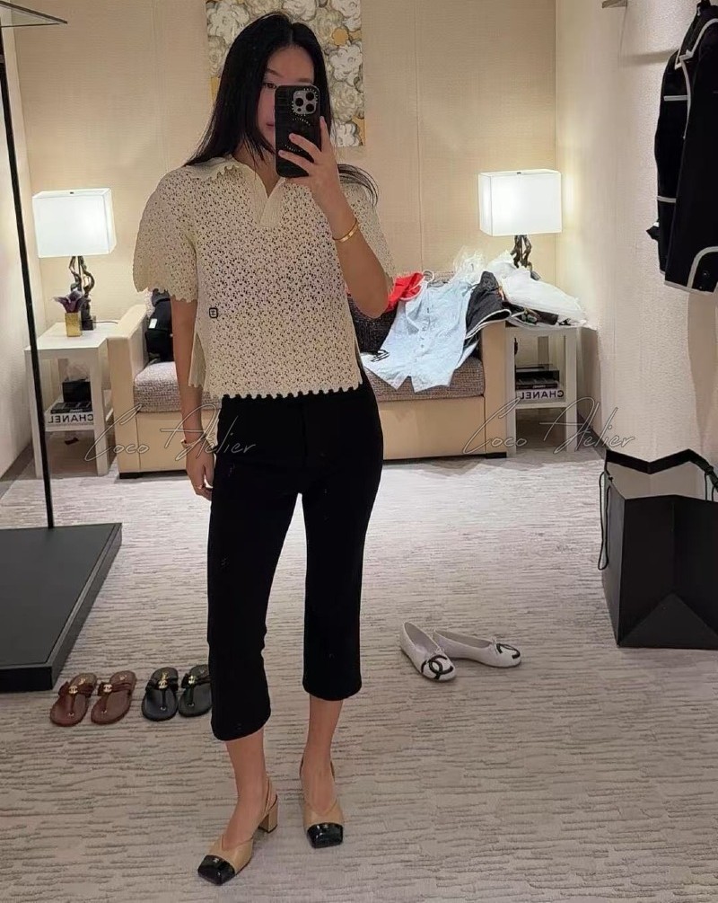 pk mesh knitwear