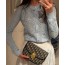 Blue knit cardigan