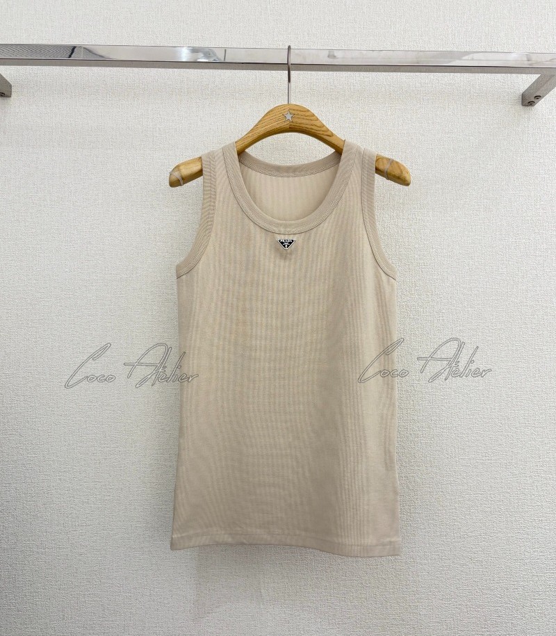 PR sleeveless knitwear