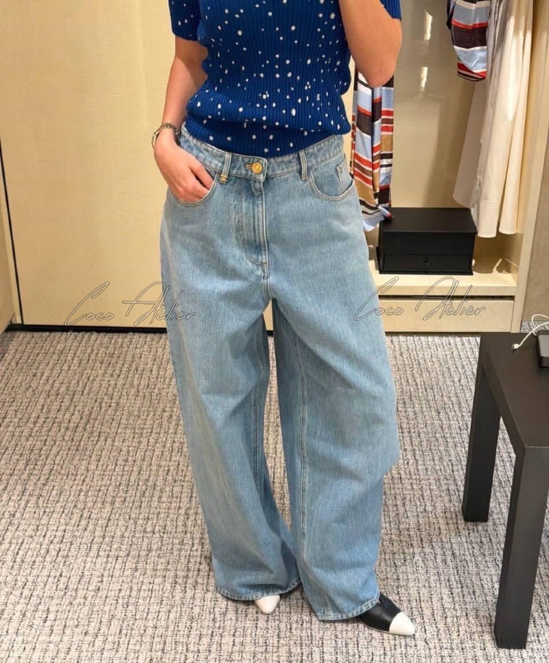 CC Wide Denim Pants