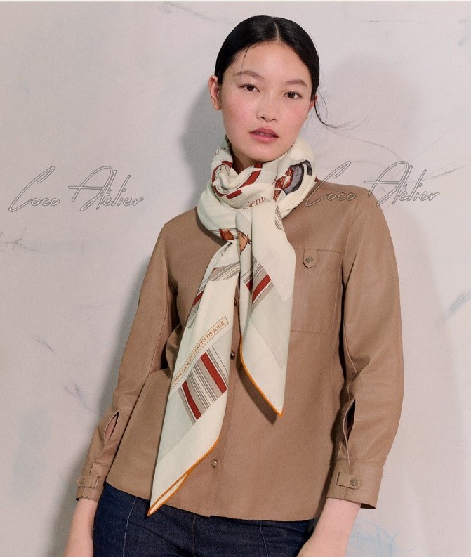 HE Silk Scarf