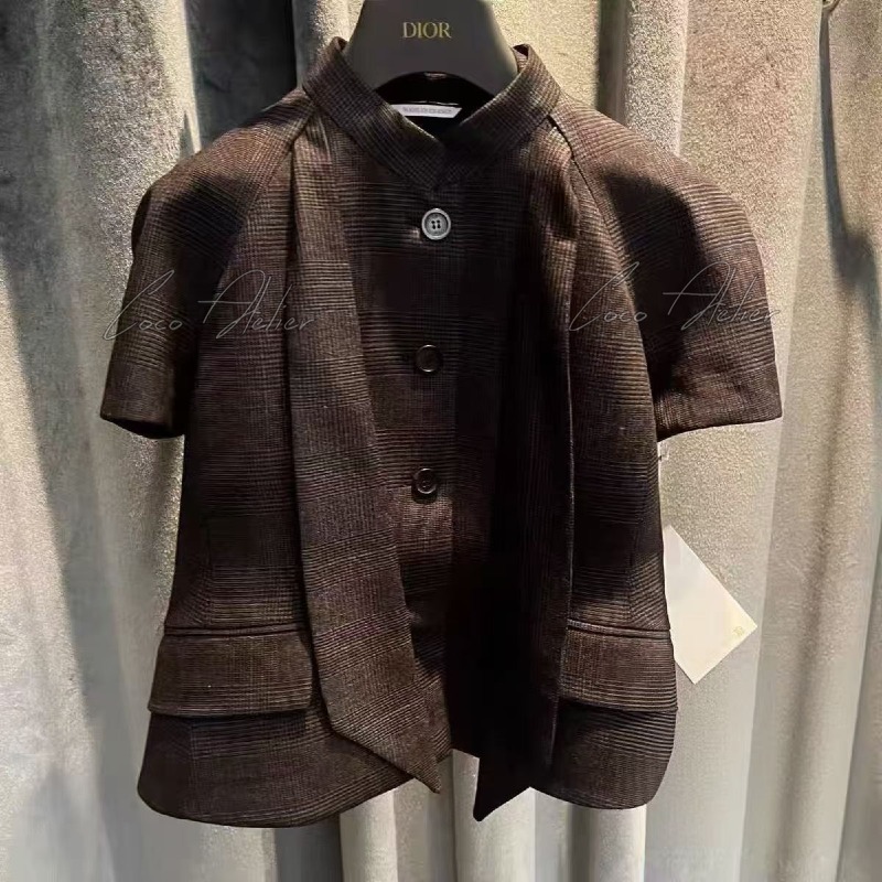 CD short-sleeved blazer