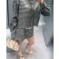 Miu checkered skirt