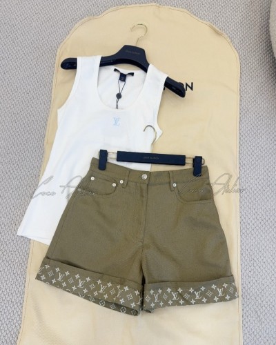 LV monogrammed shorts