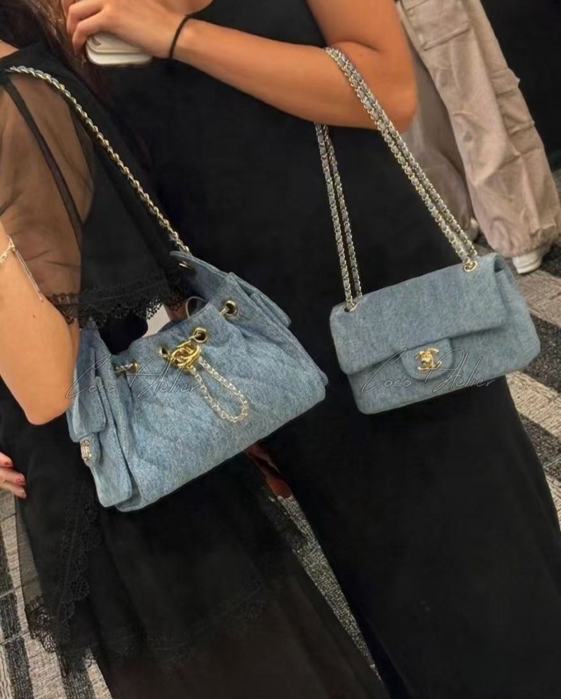 CF Denim Flap bag