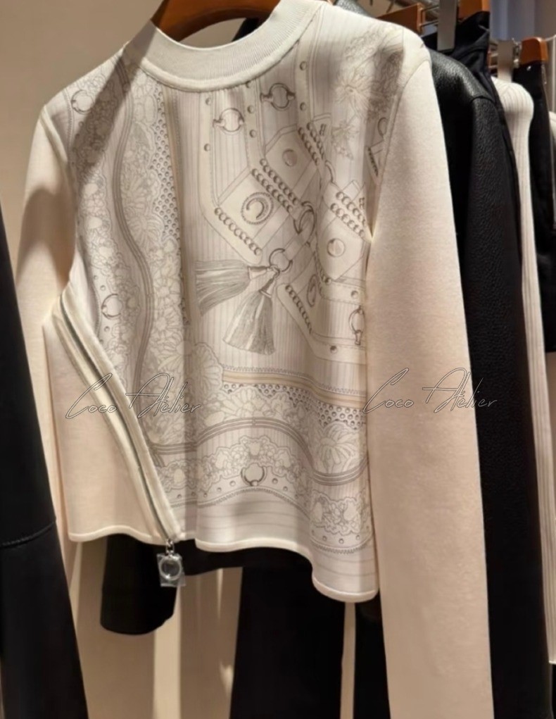 He silk blouse
