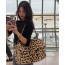 CF Leopard Flap Bag