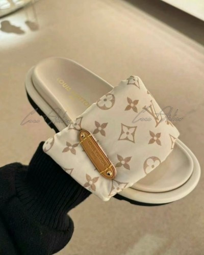 LV monogram sandals