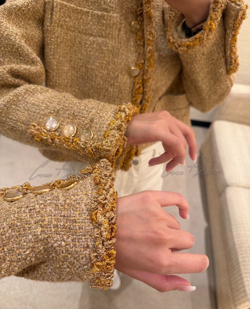 CC Gold Tweed Jacket