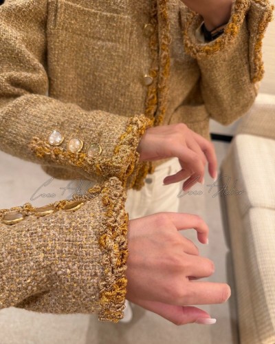 CC Gold Tweed Jacket